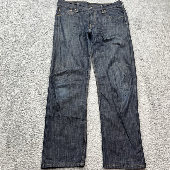 Levi's 569 Blue Jeans Mens 34x32 Loose Straight Baggy Wide Leg Denim ClassicCore - Picture 1 of 9